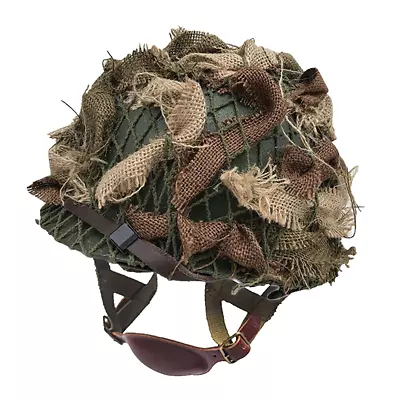 Replica Wwii Us Army 101 Airborne Paratrooper M1-c Jump Camouflage Steel Helmet • $86.99