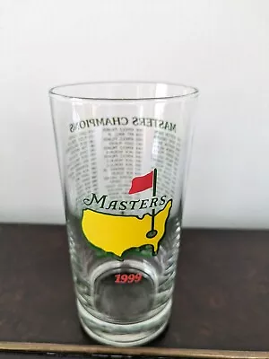 1 Masters Golf Hi Ball Glass 1999 • $24.87