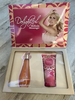 Melinda Messenger Delightful Set 100ml EDT + 150ml Body Lotion Slightly Damaged • £20