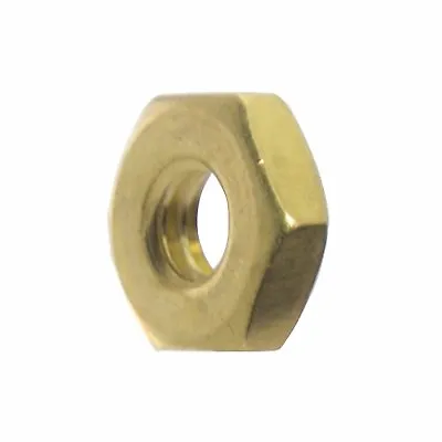10-32 Machine Screw Hex Nuts Solid Brass Qty 50 • $10.67