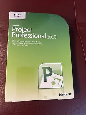 Microsoft Project Professional 2010  NFR DVD New - Sealed Box • $279.99