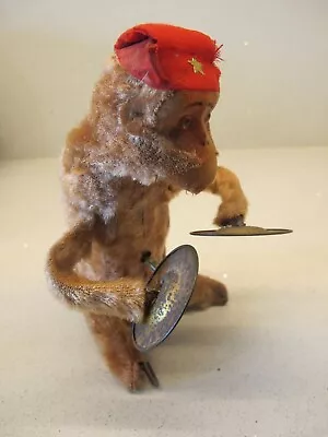 £19.99 • Buy Very Old Wind Up Monkey Playing Cymbals Toy In Working Order, But Needs  Tlc