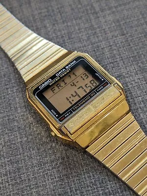 1988 Casio Gold Databank DB-310 Vintage Digital Watch - Display Issue • $16.05