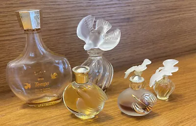 Lot Of 6 Vintage Miniature Nina Ricci L'Air Du Temps - Dove Bottles • $45