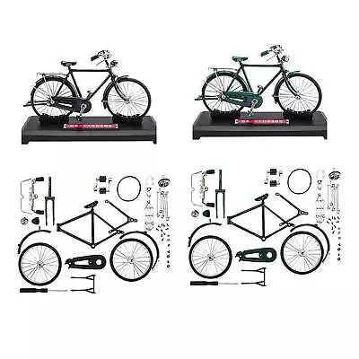 Retro Bicycles Ornaments Model Diecast Miniature Finger Bike Toy Figurine • £12.26