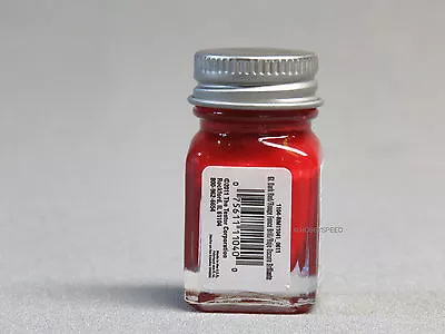 TESTORS PAINT GLOSSY DARK RED ENAMEL 1/4oz JAR Plastic Model Car TES1104 NEW • $6.94