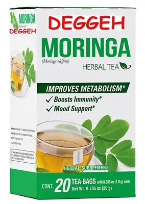 Weight Loss  Organic Moringa Tea Bags  High Potency. • $15