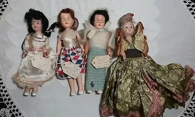 Mid Century Dolls Hard Plastic 1950s Lot Of 4 Estate Sale • $24