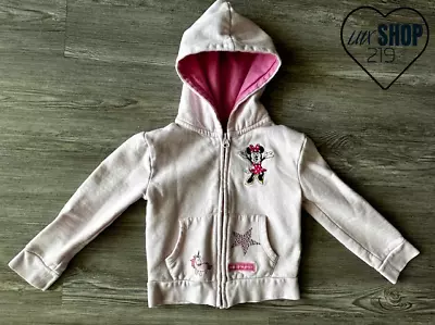 Disney Minnie Mouse Sweater Girl Hoody Size XXS • $5