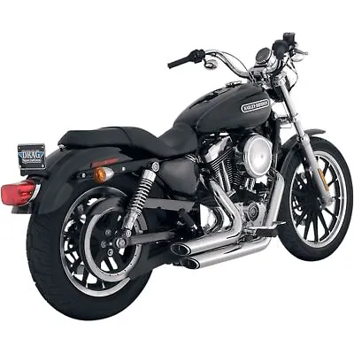 Vance And Hines Shortshots Staggered Exhaust - Chrome 17219 • $549.99