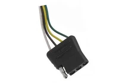 4-Way Flat 4 Pin 1 Feet/12 In Trailer Light Wiring Harness Female Plug Connector • $6.30