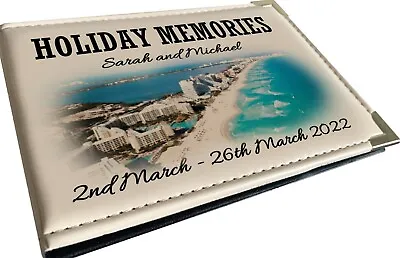 Holiday Photo Album Travel Memories Cancun Mexico Personalised Design. • £14.99