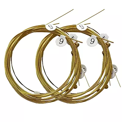 1-2 Sets Guitar Strings 6-12PCS Replacement Steel String For Acoustic Guitar US • $4.05