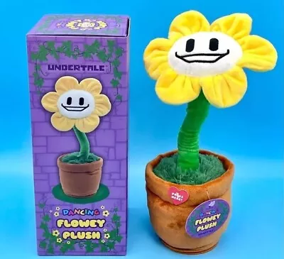 Undertale Musical Dancing Flowey Plush Figure 14” Official Plushie Flower Statue • $109.99