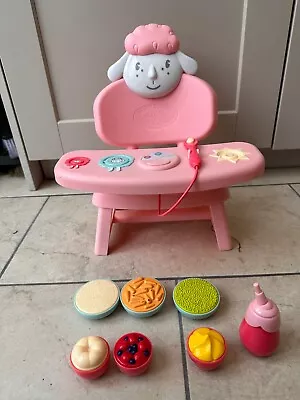 Interactive Feeding Fun High Chair Baby Annabell Lunch Time Table Dolls Toy Food • £4.71