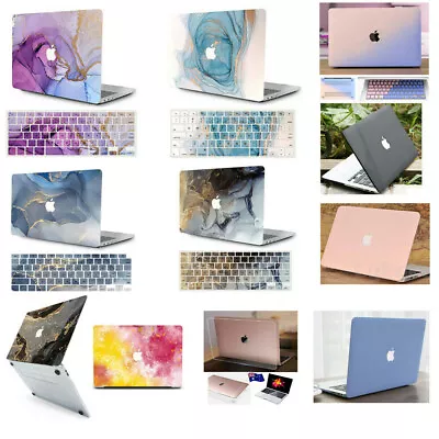 2in1 Marble Hard Shell Case KB Keyboard For MacBook Pro Air 11 13 14 15 16 #1125 • $18.99