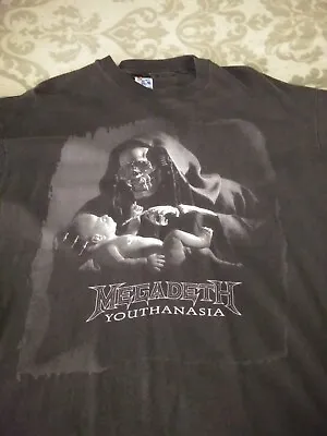 Vintage Megadeth Youthanasia T Shirt XL. • $125