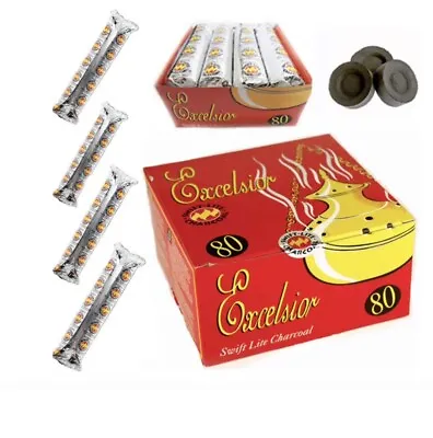 Shisha Hookah Charcoal Bakhoor Incense Burner Coal Tablets • £2.99