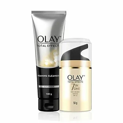 $92.66 • Buy SET 2: [OLAY] Total Effects 7in1 Day Cream + Face Cleanser For Sensitive Skin