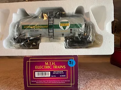 MTH Ethyl Corporation 8000 Gallon Tank Car 20-96005 • $24.95