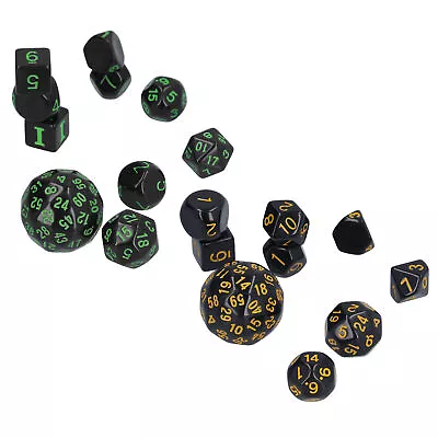 AU 15pcs D3‑D100 Polyhedral Dice Set 3 Sides To 100 Sides Conjuring Dice Rolling • $22.97