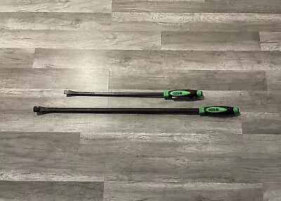 New Matco  Tools Green 25” And 36” Striking Curved Pry Bar Set • $200