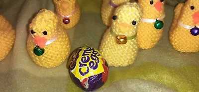 Handmade Knitted Easter Chicks Creme Egg Cosy X5 For £5.75 • £5.75