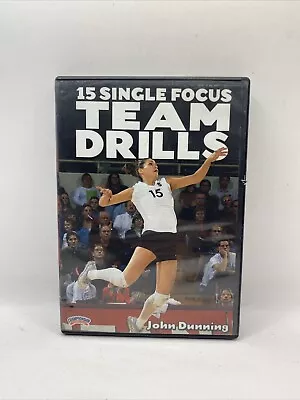 15 Single Focus Team Drills - John Dunning - Volleyball DVD - Like New • $14.99