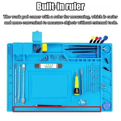 £5.12 • Buy Solder Anti Static Magnetic Silicone Heat Insulation Pad Desk Work Repair Mat