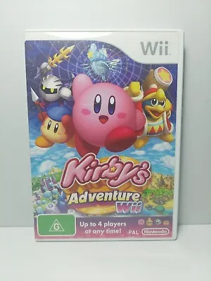 Kirby's Adventure Nintendo Wii Aus PAL Free Shipping • $79.95