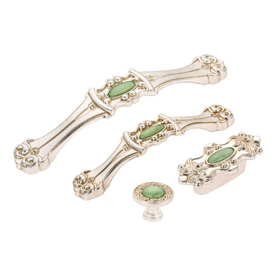 $8.09 • Buy Antique Silver Furniture Cabinet Handles Drawer Knobs Door Handles Simple Handle