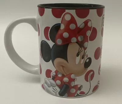 Minnie Mouse Disney Coffee Cup Mug With White Red Polka Dots Jerry Leigh • $9.99