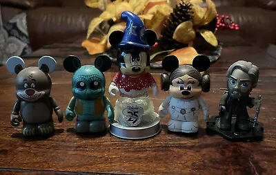 Lot Of 4Disney Vinylmation 3  Figurines 25th Anniversary Mickey Baloo & Bonus! • $25