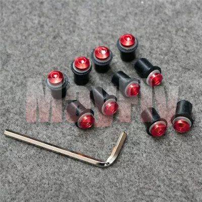 Windscreen Windshield Bolts Screw Fit For Yamaha YZF R1 R3 R25 R6 FZR600 FJR1300 • $6.24