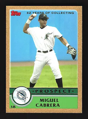 Miguel Cabrera Marlins Rookie 2003 Topps Traded Gold #T126 Ser# 1914/2003 Mint • $84.99