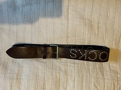 All Saints Rocks Leather Studded Belt • £23