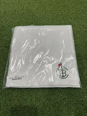 NEW The Buck Club TBC Players Caddy Golf Tour Towel MASTERS White 44x22.5” • $59.99