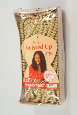$7.99 • Buy  Outre Hair Crochet Braids X-Pression Twisted Up Springy Spring Twist 8  3-Pack