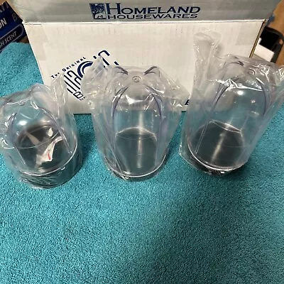 Set Of Magic Bullet Deluxe Upgrade Cups Blade Lid MBDLX Replacement Cups • $25