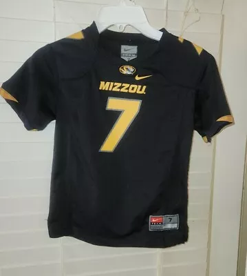 NIKE University Of Missouri Tigers #7 Football Jersey KIDS Size 7 • $20