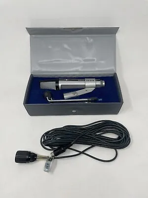 Rare Vintage UHER M539 Dynamic Microphone With Stand Case UHER K115 Cord • $129.99
