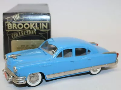 Brooklin 1/43 Scale Model Car BRK29 001 -1954 Kaiser Manhattan 4-Dr Sedan - Blue • $99.55