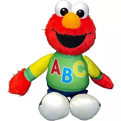 Elmo Sesame Street Plush Playskool Sings Teaches ABC Spanish English Stuffed 12  • $13.77