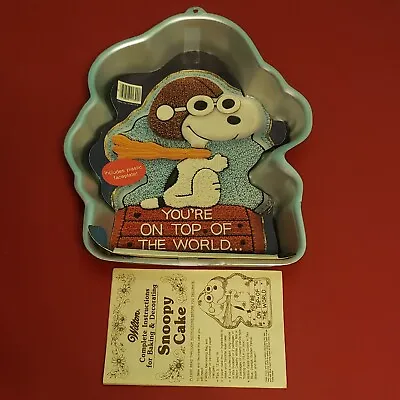 $29.99 • Buy NEW Wilton Peanuts SNOOPY Flying Ace Red Baron Dog Cake Pan Party Mold 2105-1319