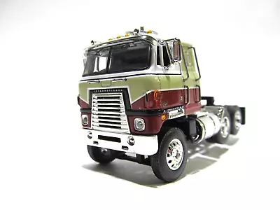 Dcp First Gear 1/64 Scale International Transtar Cabover Maroon Tan &white • $65