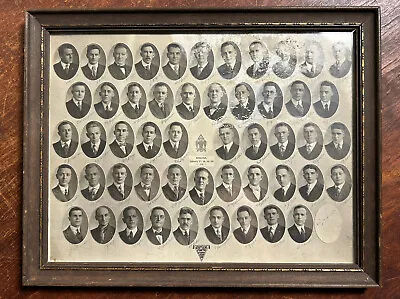 Antique 1920 WINONA MINNESOTA Scottish Rite Masonic Temple Vintage Photo Framed • $127.50