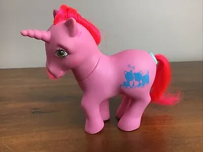 My Little Pony Happy Tails TABBY Unicorn Cats Kittens Spinning Tail G1 MLP 1984 • $12.50