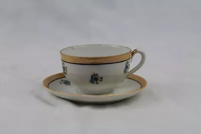 Vintage Noritake Hand Painted Teacup And Saucer Set • $13.97