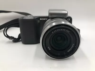 $149.99 • Buy Sony Alpha NEX-F3 16.1MP Digital Camera W/ E OSS 18-55mm Lens, Battery And Strap