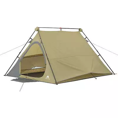 8' X 7' Four Person A-Frame Instant Tent With 2 Oversized Side Vents Camping • $85.50